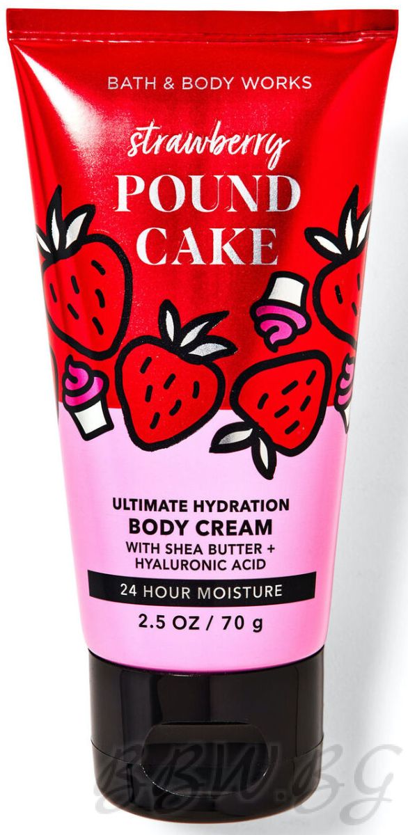 КРЕМ ЗА ТЯЛО TRAVEL SIZE "STRAWBERRY POUND CAKE" 