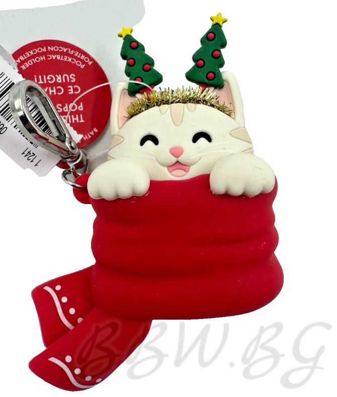 ДЪРЖАЧ ЗА АНТИБАКТЕРИАЛЕН ГЕЛ "CHRISTMAS CAT"