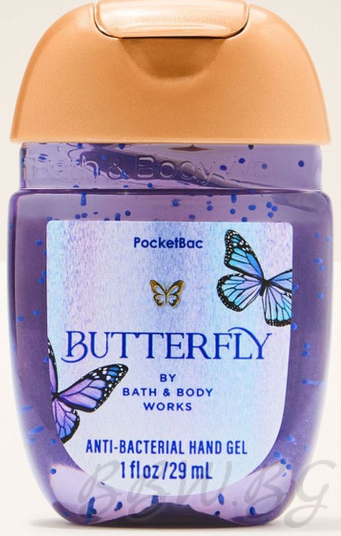 АНТИБАКТЕРИАЛЕН ГЕЛ ЗА РЪЦЕ "BUTTERFLY"