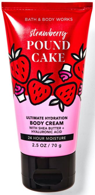 КРЕМ ЗА ТЯЛО TRAVEL SIZE "STRAWBERRY POUND CAKE" 