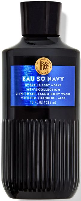 МЪЖКИ ДУШ ГЕЛ И ШАМПОАН 2 в 1"EAU SO NAVY" 