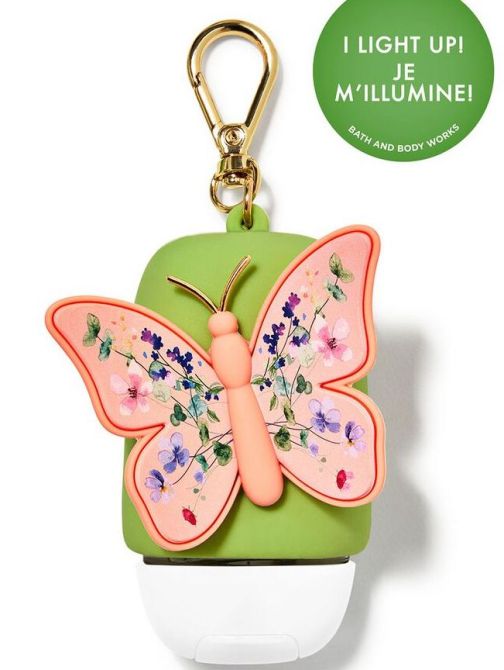 ДЪРЖАЧ ЗА АНТИБАКТЕРИАЛЕН ГЕЛ "LIGHT UP BUTTERFLY"